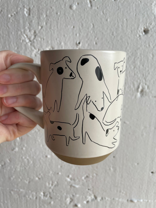 Nosey Dogs Coffee Mug