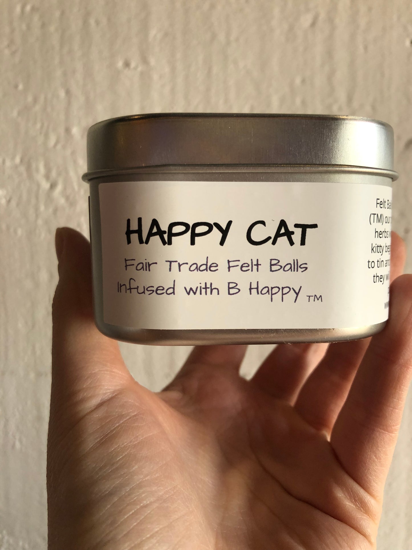 Happy Cat Felt Balls