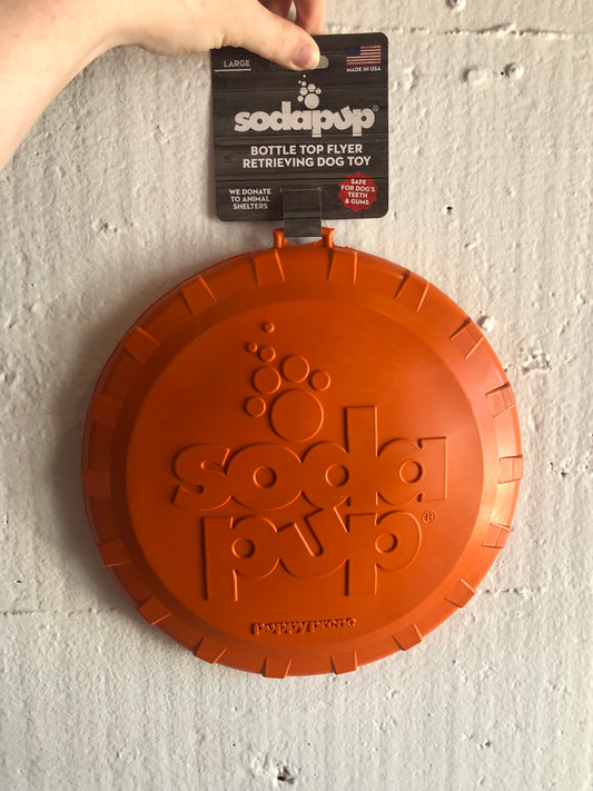 Bottle Top Frisbee Dog Toy