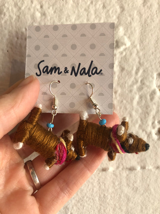 Worry Dog Earrings