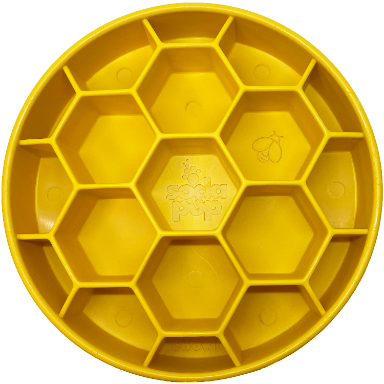 Honeycomb Slow-Feeder & Enrichment Bowl