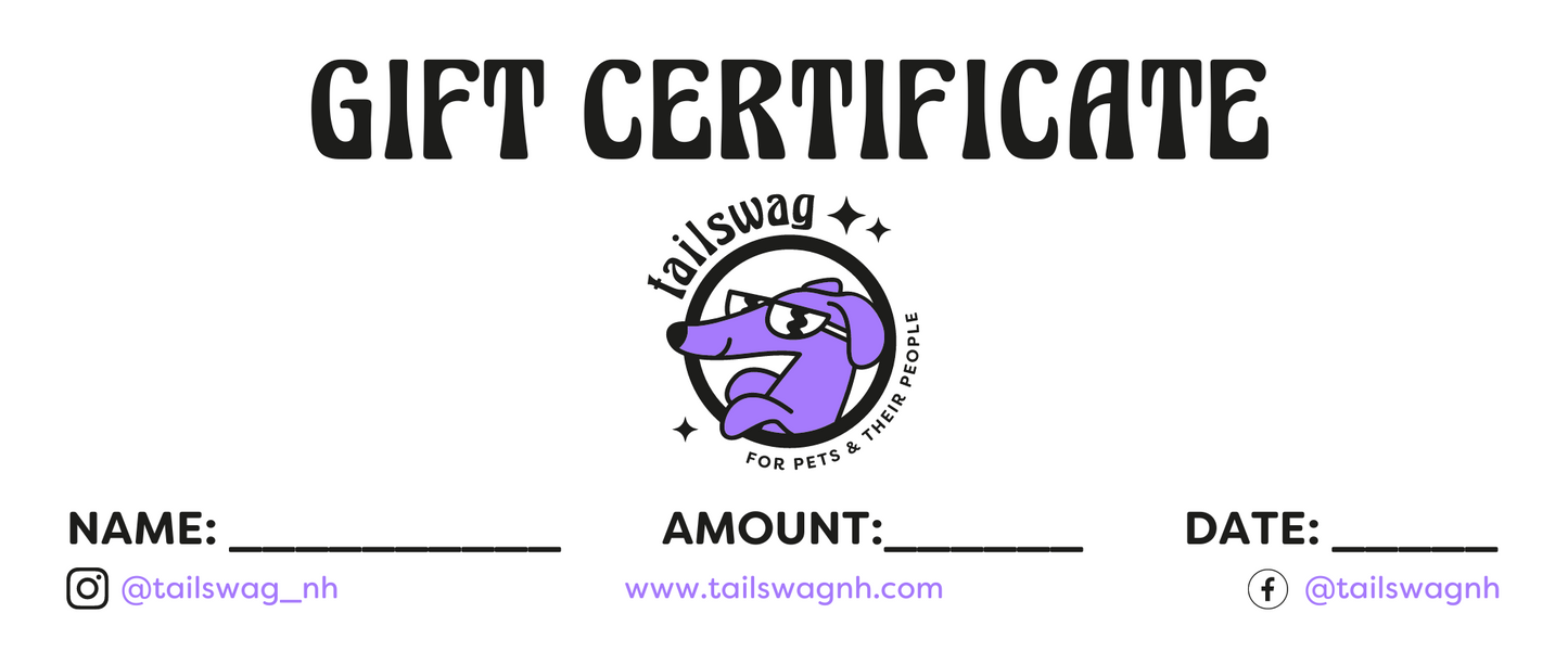 Tailswag Gift Certificate