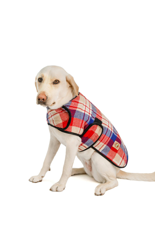 Red Field Blanket Dog Coat