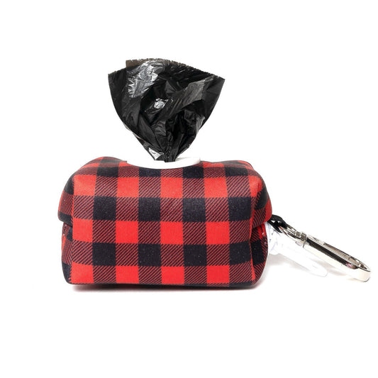 Buffalo Plaid Leash Bag